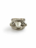 Silverring med havsmotiv
