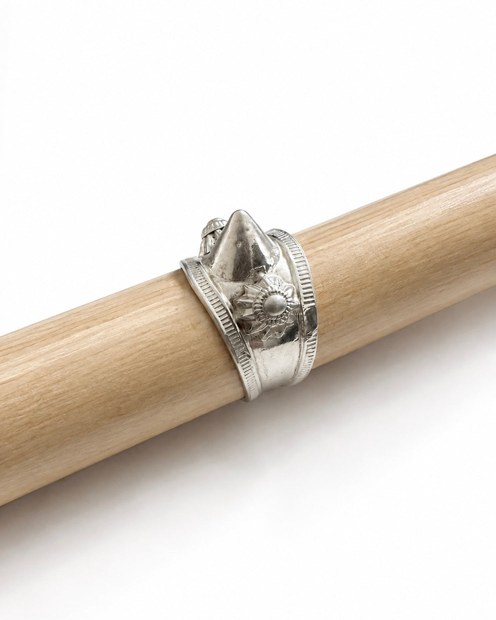Silverring med havsmotiv